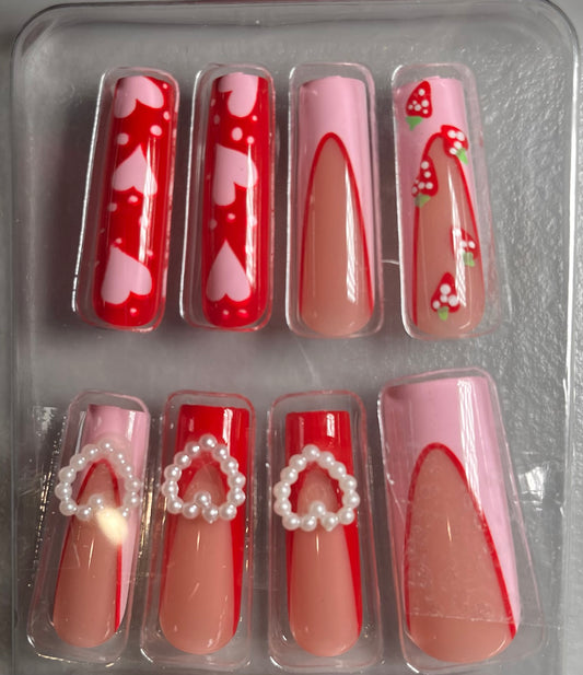 Strawberry 🍓 Heart ❤️ Set