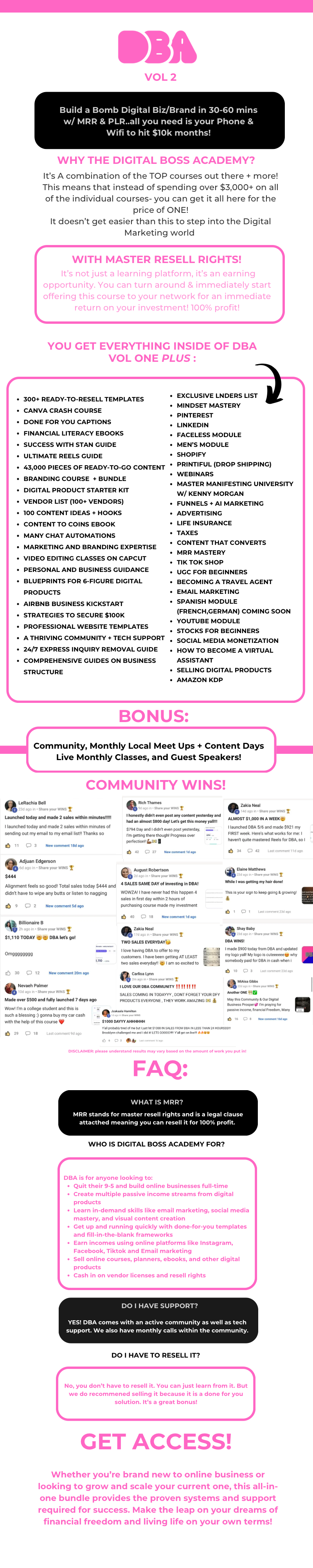 Digital Boss Academy Volume 1&2