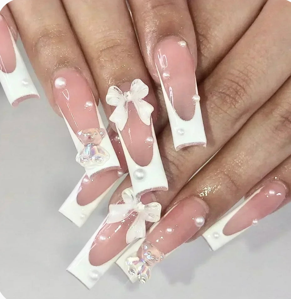 French Pearl Teddy Set